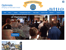 Tablet Screenshot of hammondoptimistclub.org